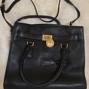 Black Leather Handbag